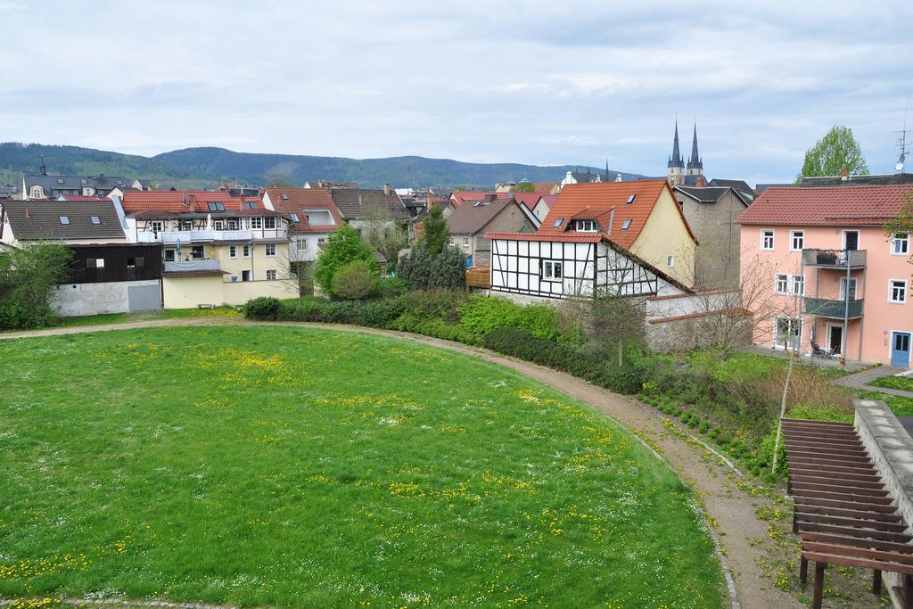 Hotel Am Hohen Schwarm Saalfeld Saale Exterior photo